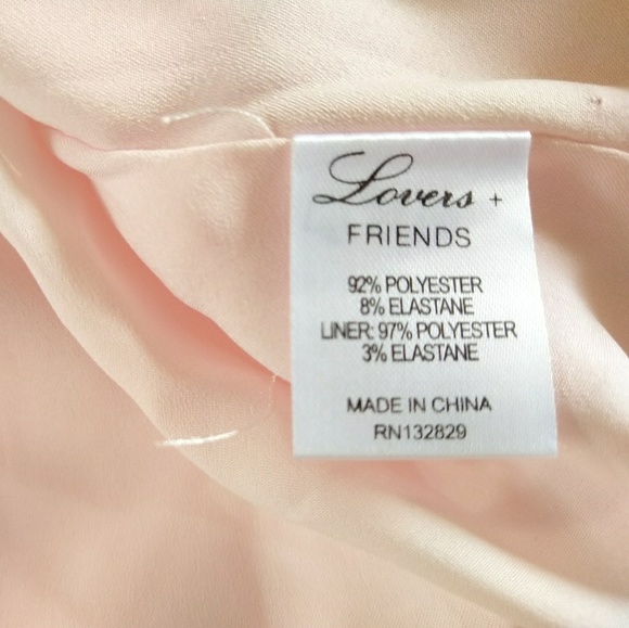 Lovers + Friends Blush Pink Suede Pristine Dress S - Picture 8 of 8